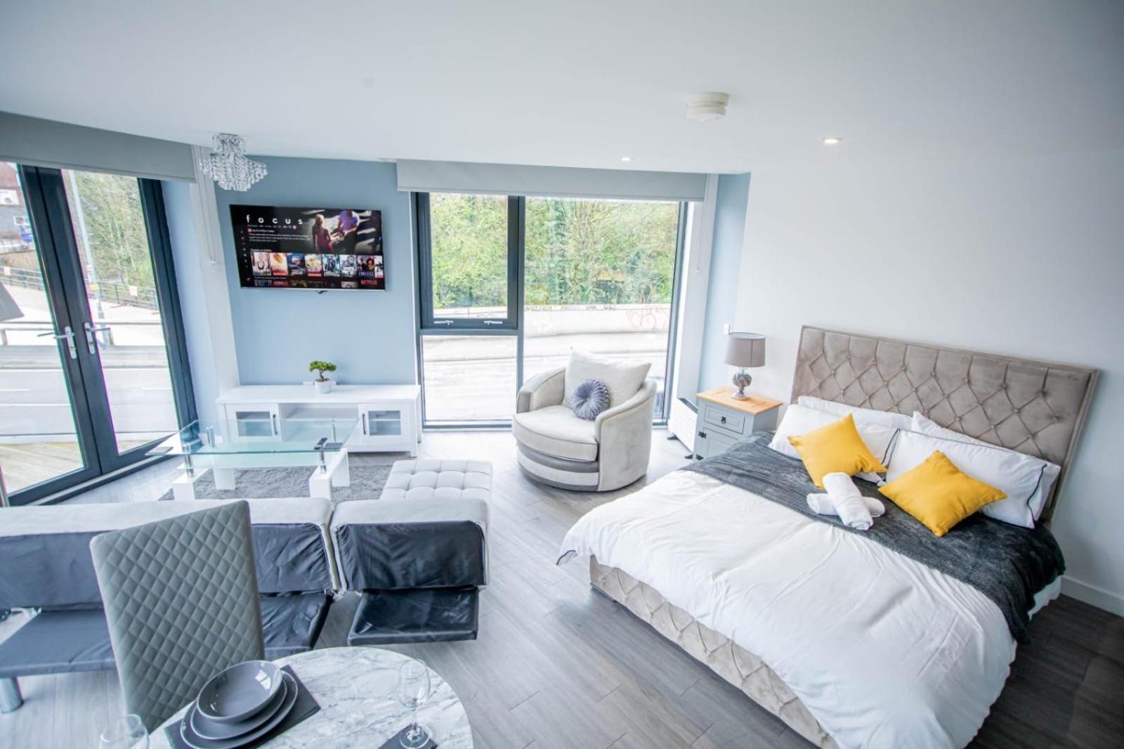 Excellent Studio Balcony Apartment In Sheffield Exterior foto